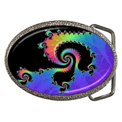 Fractal Spiral Vortex Swirl Whirlpool Math Belt Buckles by Ravend