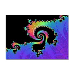 Fractal Spiral Vortex Swirl Whirlpool Math Sticker A4 (100 Pack) by Ravend