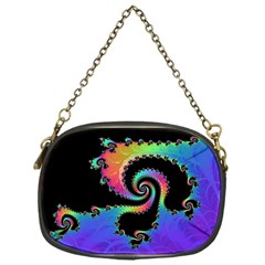 Fractal Spiral Vortex Swirl Whirlpool Math Chain Purse (one Side) by Ravend