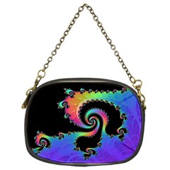 Fractal Spiral Vortex Swirl Whirlpool Math Chain Purse (two Sides) by Ravend