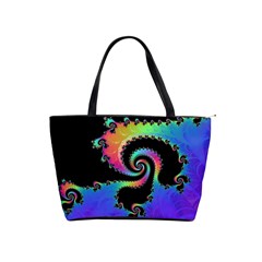 Fractal Spiral Vortex Swirl Whirlpool Math Classic Shoulder Handbag by Ravend