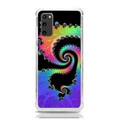 Fractal Spiral Vortex Swirl Whirlpool Math Samsung Galaxy S20 6 2 Inch Tpu Uv Case by Ravend