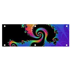 Fractal Spiral Vortex Swirl Whirlpool Math Banner And Sign 6  X 2  by Ravend