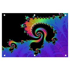 Fractal Spiral Vortex Swirl Whirlpool Math Banner And Sign 6  X 4  by Ravend