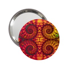 Art Pattern Fractal Design Abstract Artwork 2.25  Handbag Mirrors