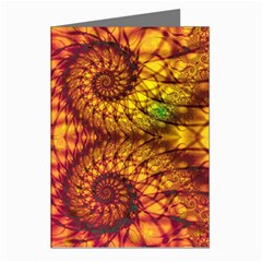 Art Pattern Fractal Design Abstract Artwork Greeting Cards (pkg Of 8) by Ravend