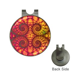 Art Pattern Fractal Design Abstract Artwork Hat Clips with Golf Markers