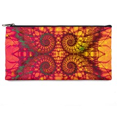 Art Pattern Fractal Design Abstract Artwork Pencil Case