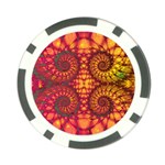 Art Pattern Fractal Design Abstract Artwork Poker Chip Card Guard (10 pack) Front