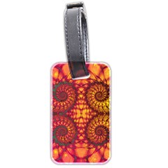 Art Pattern Fractal Design Abstract Artwork Luggage Tag (two sides)