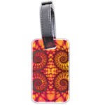 Art Pattern Fractal Design Abstract Artwork Luggage Tag (two sides) Back