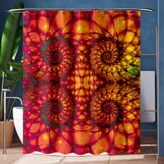 Art Pattern Fractal Design Abstract Artwork Shower Curtain 60  x 72  (Medium) 