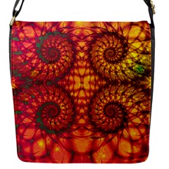 Art Pattern Fractal Design Abstract Artwork Flap Closure Messenger Bag (S)