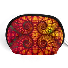 Art Pattern Fractal Design Abstract Artwork Accessory Pouch (medium) by Ravend