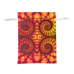 Art Pattern Fractal Design Abstract Artwork Lightweight Drawstring Pouch (l) by Ravend