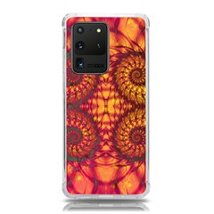 Art Pattern Fractal Design Abstract Artwork Samsung Galaxy S20 Ultra 6.9 Inch TPU UV Case