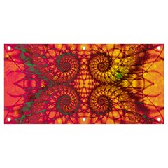 Art Pattern Fractal Design Abstract Artwork Banner And Sign 4  X 2  by Ravend