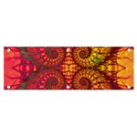 Art Pattern Fractal Design Abstract Artwork Banner and Sign 6  x 2  Front