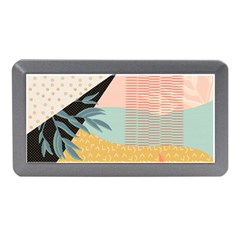 Leaves Pattern Design Colorful Decorative Texture Memory Card Reader (mini) by Ravend