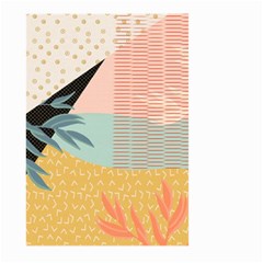 Leaves Pattern Design Colorful Decorative Texture Large Garden Flag (two Sides) by Ravend