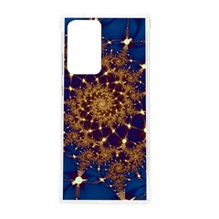 Fractal Spiral Art Pattern Blue Design Samsung Galaxy Note 20 Ultra Tpu Uv Case by Ravend