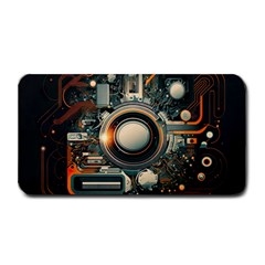 Illustrations Technology Robot Internet Processor Medium Bar Mat by Ravend