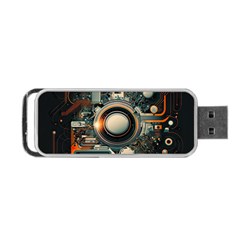 Illustrations Technology Robot Internet Processor Portable Usb Flash (two Sides) by Ravend