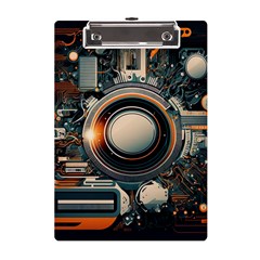 Illustrations Technology Robot Internet Processor A5 Acrylic Clipboard by Ravend