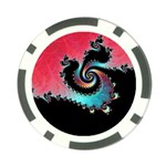 Fractals Abstract Art Digital Art Abstract Art Poker Chip Card Guard Front