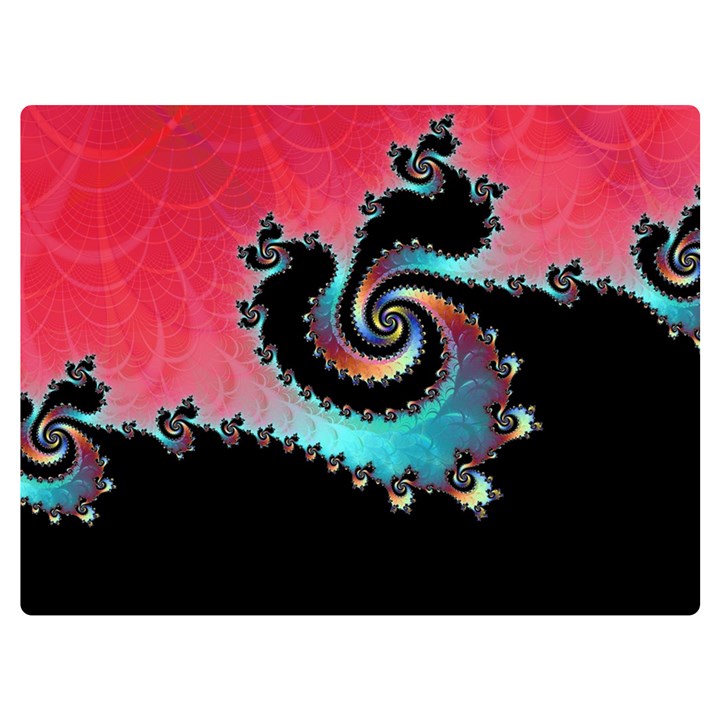 Fractals Abstract Art Digital Art Abstract Art Premium Plush Fleece Blanket (Extra Small)