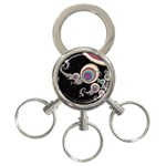 Fractal Math Abstract Abstract Art Digital Art 3-Ring Key Chain Front