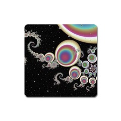 Fractal Math Abstract Abstract Art Digital Art Square Magnet by Ravend