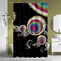 Fractal Math Abstract Abstract Art Digital Art Shower Curtain 48  X 72  (small)  by Ravend