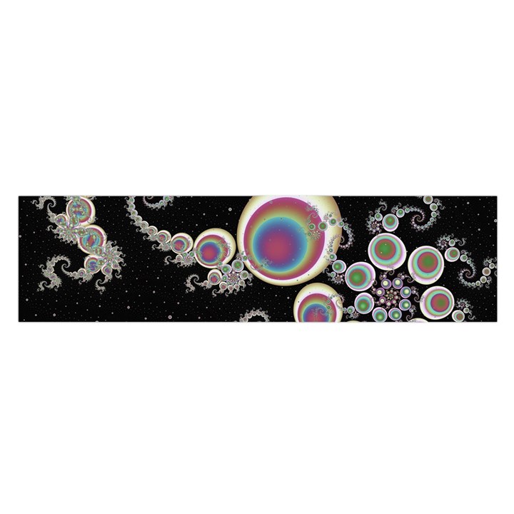 Fractal Math Abstract Abstract Art Digital Art Oblong Satin Scarf (16  x 60 )