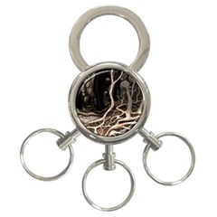 Tree Nature Landscape Forest 3-ring Key Chain by Ravend