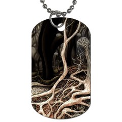 Tree Nature Landscape Forest Dog Tag (two Sides) by Ravend