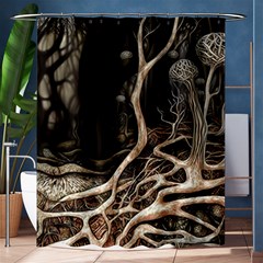 Tree Nature Landscape Forest Shower Curtain 60  X 72  (medium)  by Ravend