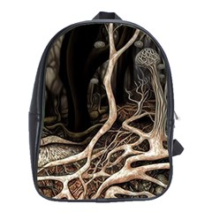 Tree Nature Landscape Forest School Bag (xl) by Ravend