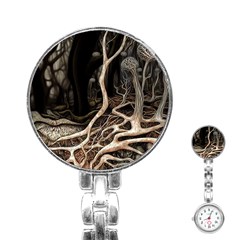 Tree Nature Landscape Forest Stainless Steel Nurses Watch by Ravend