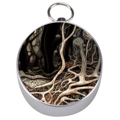 Tree Nature Landscape Forest Silver Compasses by Ravend