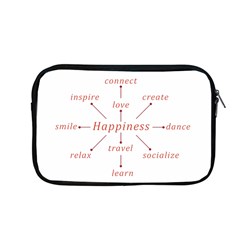 Happiness Typographic Style Concept Apple Macbook Pro 13  Zipper Case by dflcprintsclothing