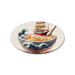 Ai Generated Noodles Pirate Chinese Food Food Sticker (oval) by danenraven