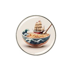 Ai Generated Noodles Pirate Chinese Food Food Hat Clip Ball Marker by danenraven