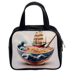 Ai Generated Noodles Pirate Chinese Food Food Classic Handbag (two Sides) by danenraven