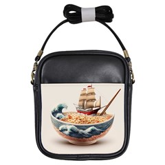 Ai Generated Noodles Pirate Chinese Food Food Girls Sling Bag by danenraven