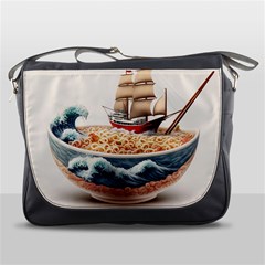 Ai Generated Noodles Pirate Chinese Food Food Messenger Bag by danenraven