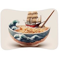 Ai Generated Noodles Pirate Chinese Food Food Velour Seat Head Rest Cushion by danenraven