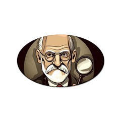 Ai Generated Psychotherapist Psychology Therapy Sticker (oval) by danenraven