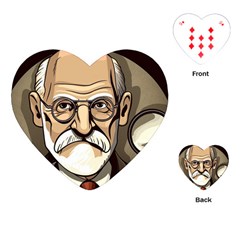 Ai Generated Psychotherapist Psychology Therapy Playing Cards Single Design (heart) by danenraven