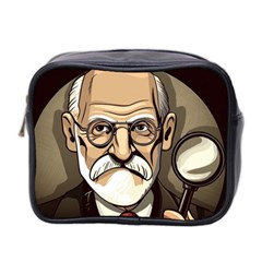 Ai Generated Psychotherapist Psychology Therapy Mini Toiletries Bag (two Sides) by danenraven